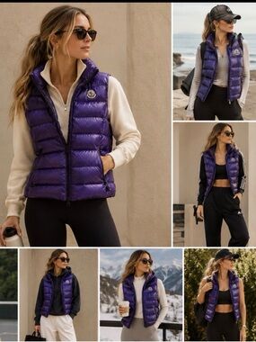 Moncler Claire STUNNING puffer down vest size S NWOT price firm !!!